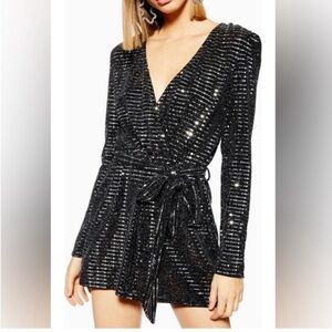 TOPSHOP Sequin Romper